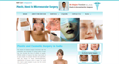Desktop Screenshot of cosmetichandindia.com